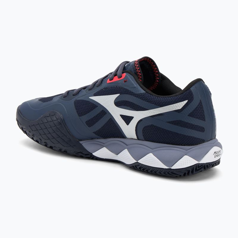 Buty do tenisa Mizuno Wave Enforce Tour 2 CC odyssey gray/white/blue granite 3