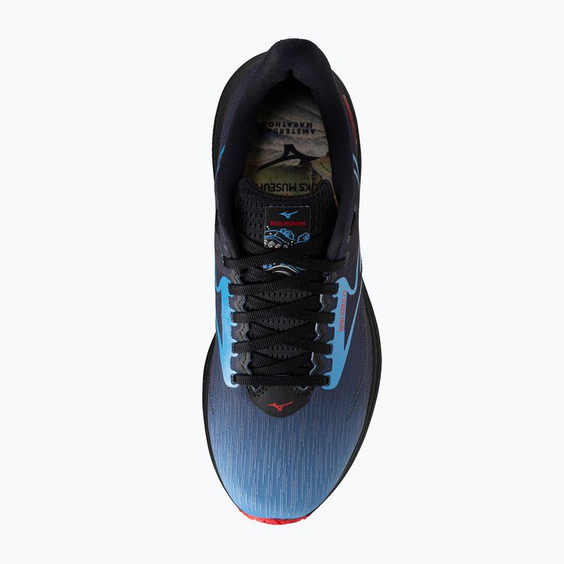 Buty do biegania Mizuno Wave Rider 29 amsterdam black/all aboard/high risk red 12