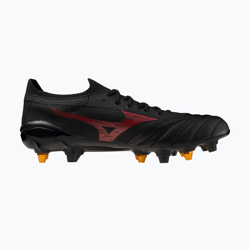 Buty piłkarskie męskie Mizuno Morelia Neo IV Beta Elite Mix SG black/morelia 40th red/black 9