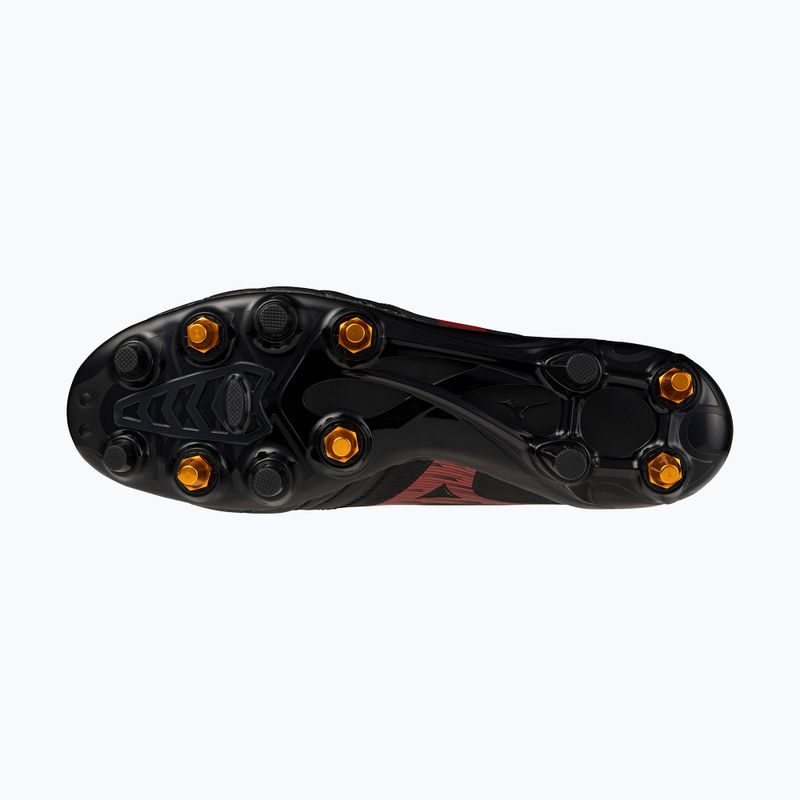 Buty piłkarskie męskie Mizuno Morelia Neo IV Beta Elite Mix SG black/morelia 40th red/black 11