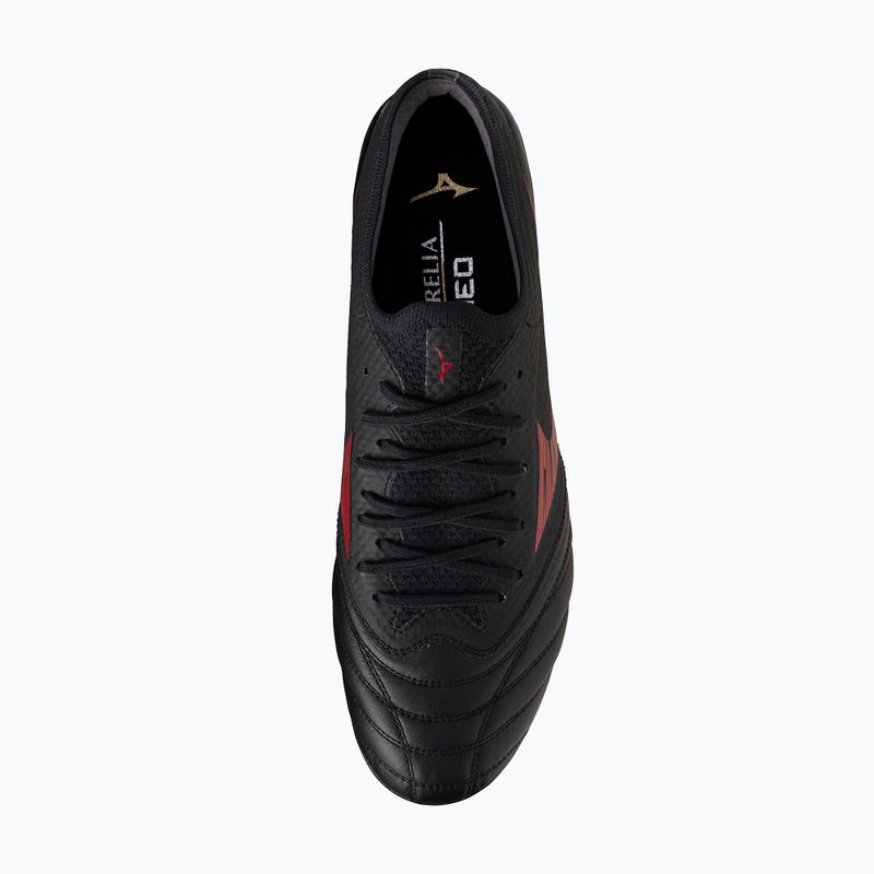 Buty piłkarskie męskie Mizuno Morelia Neo IV Beta Elite Mix SG black/morelia 40th red/black 12