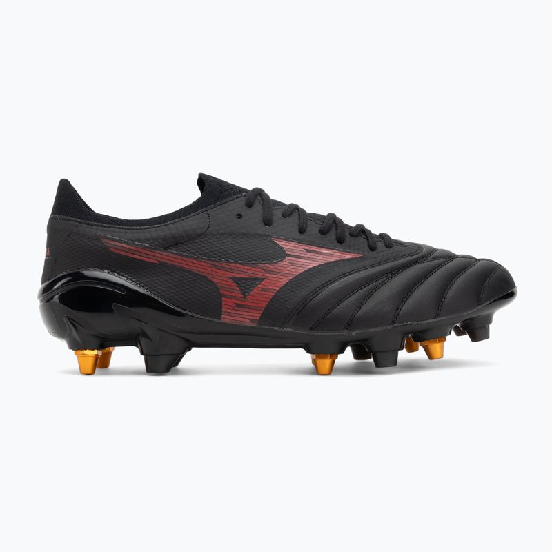Buty piłkarskie męskie Mizuno Morelia Neo IV Beta Elite Mix SG black/morelia 40th red/black 2