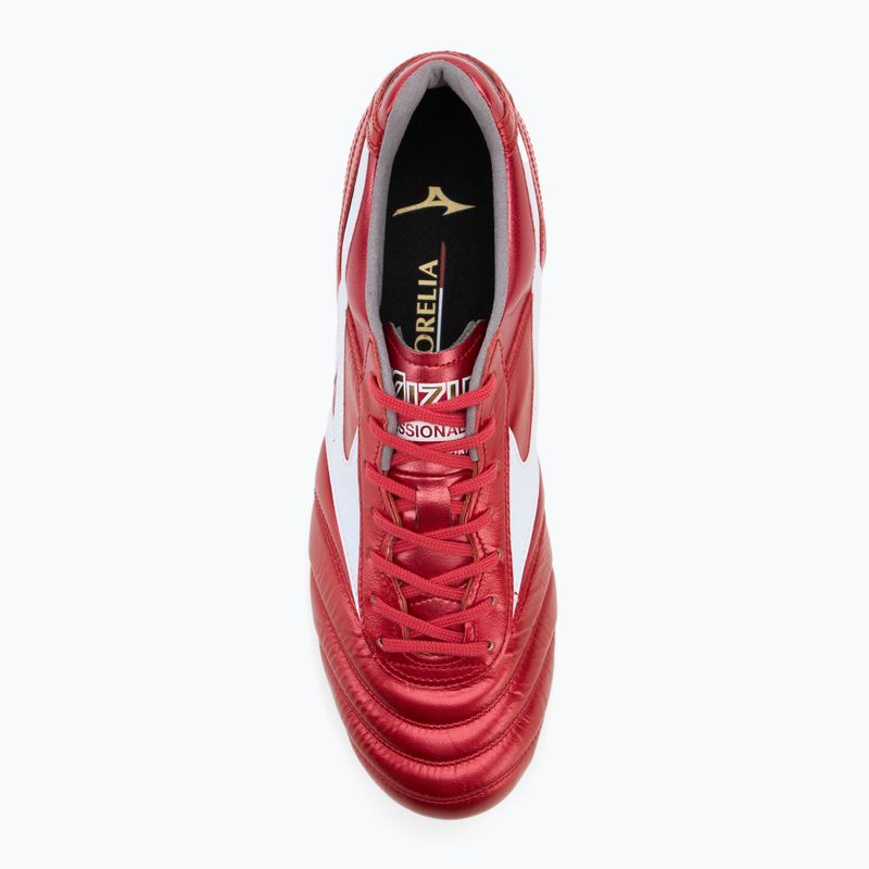 Buty piłkarskie męskie Mizuno Morelia II Japan Md red/white/black 5