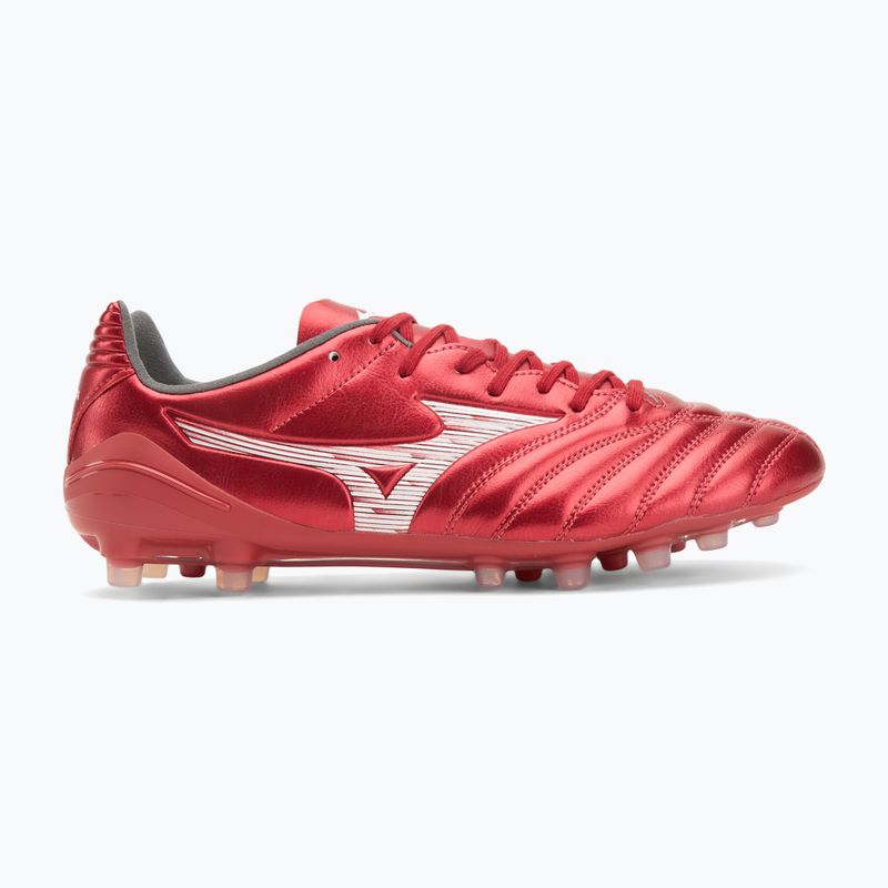 Buty piłkarskie męskie Mizuno Monarcida Neo III Pro AG morelia 40th red/white 2