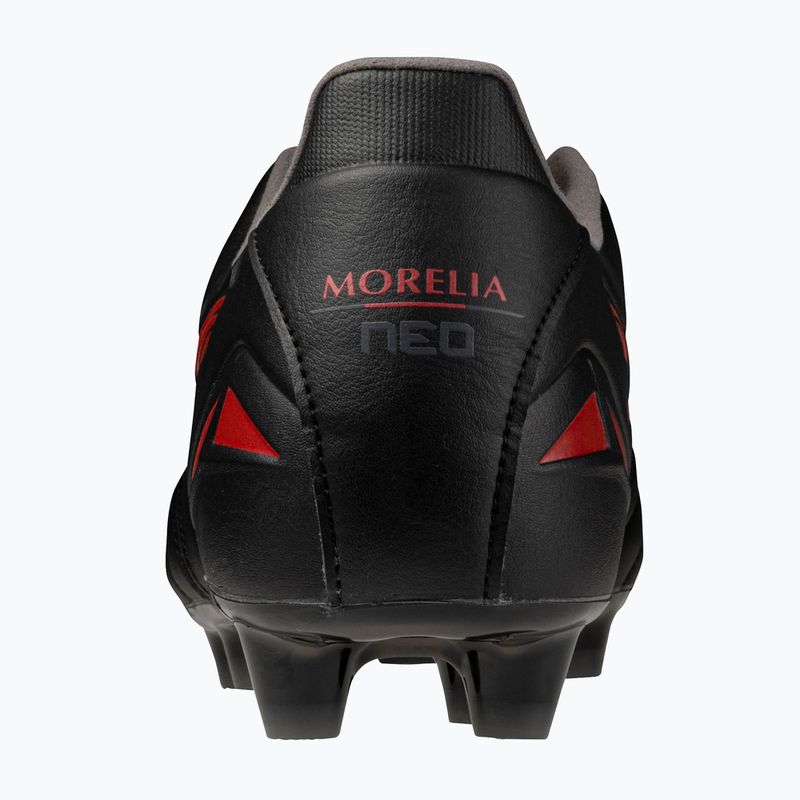 Buty piłkarskie męskie Mizuno Morelia Neo IV Pro MD black/morelia 40th red/black 10