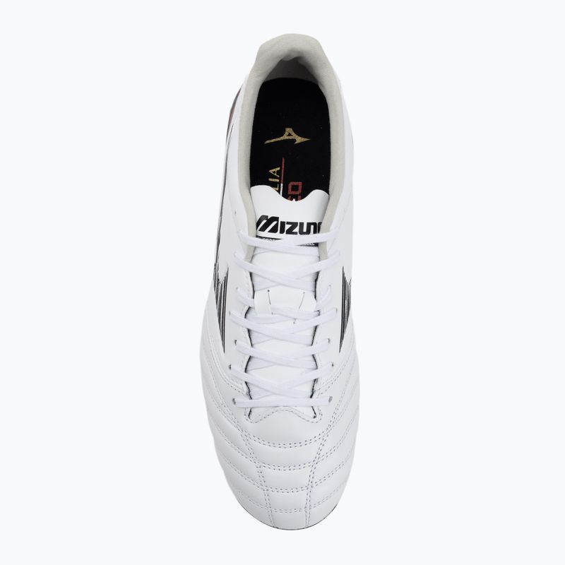 Buty piłkarskie męskie Mizuno Morelia Neo IV Pro MD white/black/chinese red 5
