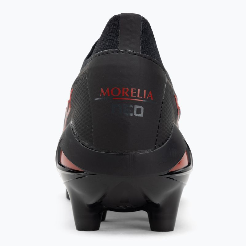 Buty piłkarskie męskie Mizuno Morelia Neo IV β Japan Fg black/morelia 40th red/black 6