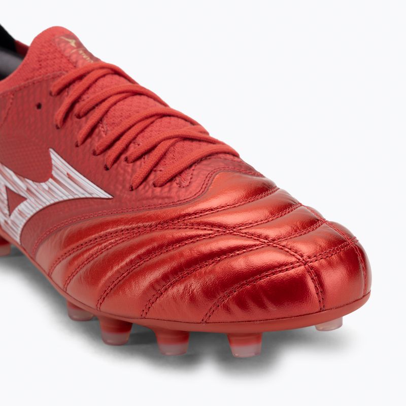 Buty piłkarskie męskie Mizuno Morelia Neo IV β Japan Fg morelia 40th red/white/black 7