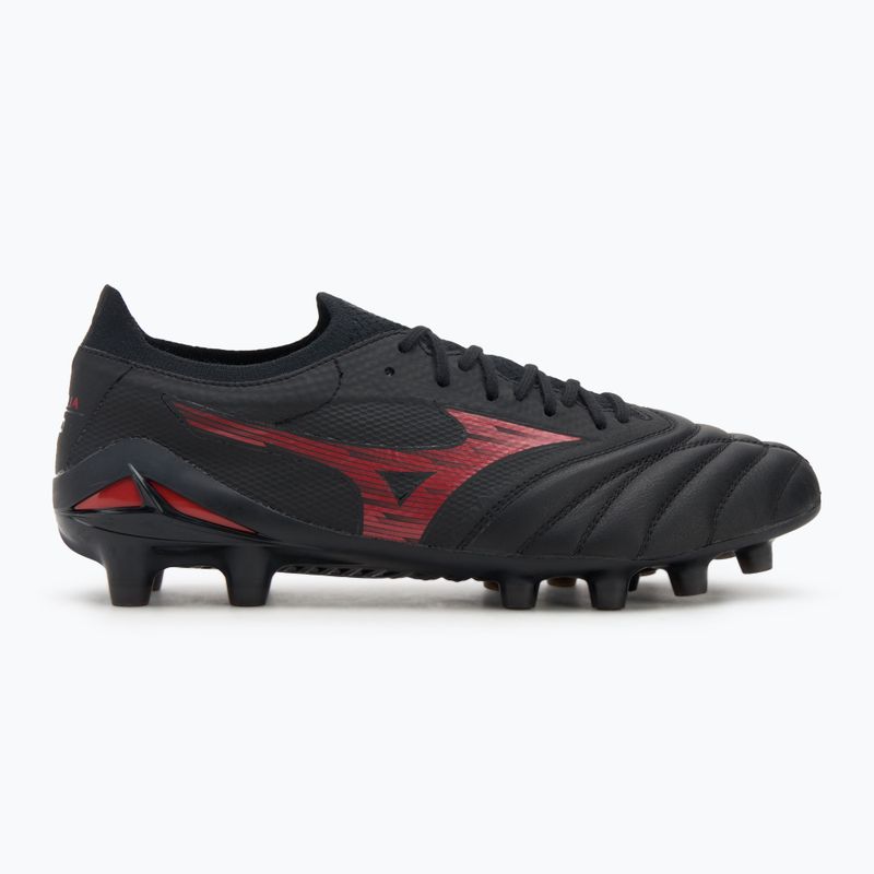 Buty piłkarskie męskie Mizuno Morelia Neo IV Β Elite MD black/morelia 40th red/black 2