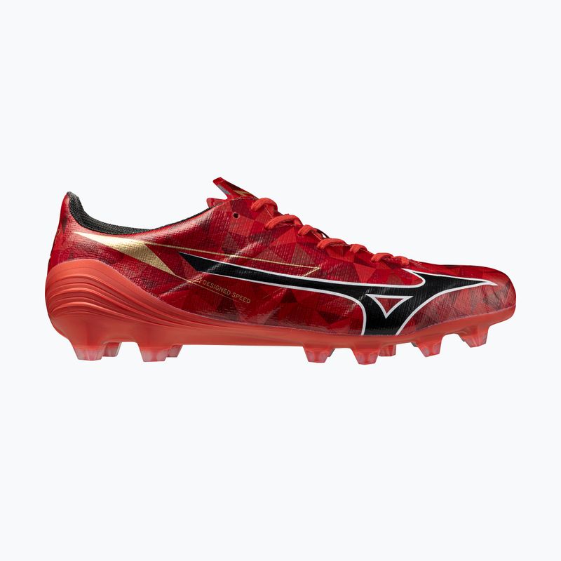 Buty piłkarskie męskie Mizuno α II Elite Md morelia 40th red/black/gold 7
