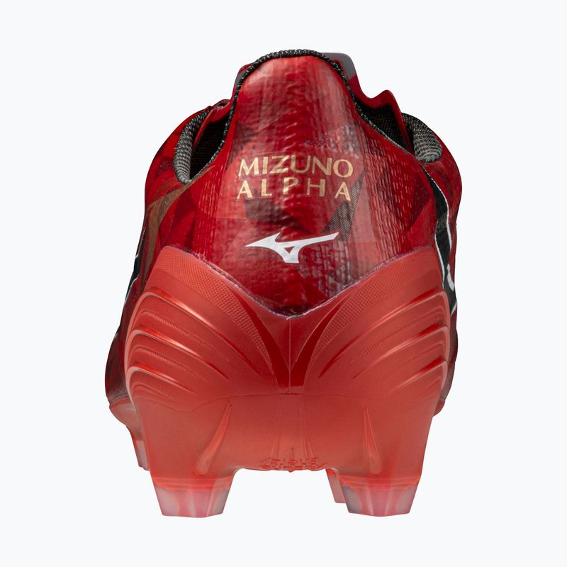 Buty piłkarskie męskie Mizuno α II Elite Md morelia 40th red/black/gold 9