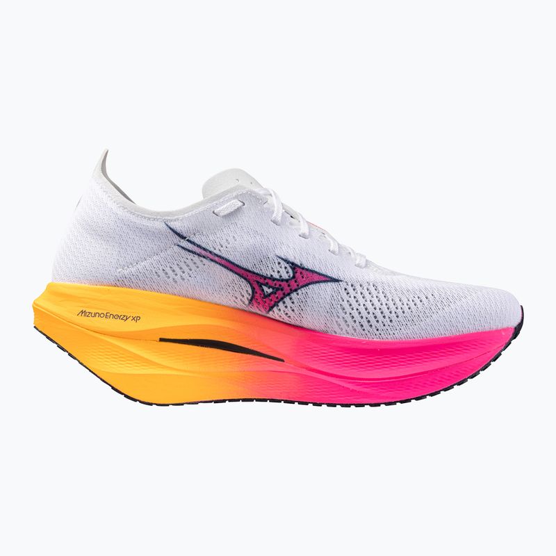 Buty do biegania Mizuno Wave Rebellion Pro 3 white/pink tetra/tang orange 9