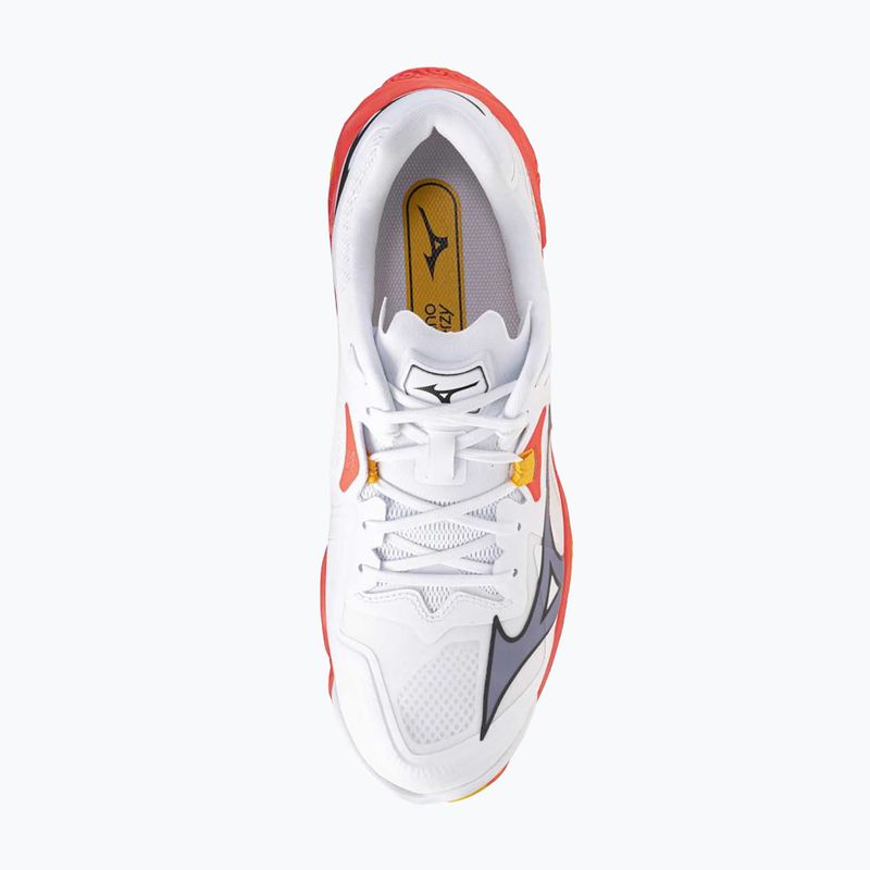 Buty do siatkówki Mizuno Wave Lightning Z8 white/fiery coral 2/citrus 8