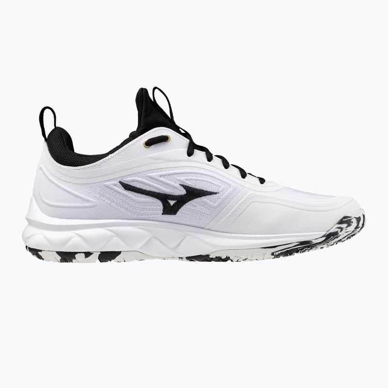 Buty do siatkówki Mizuno Wave Luminous 3 white/black/ge gold 2