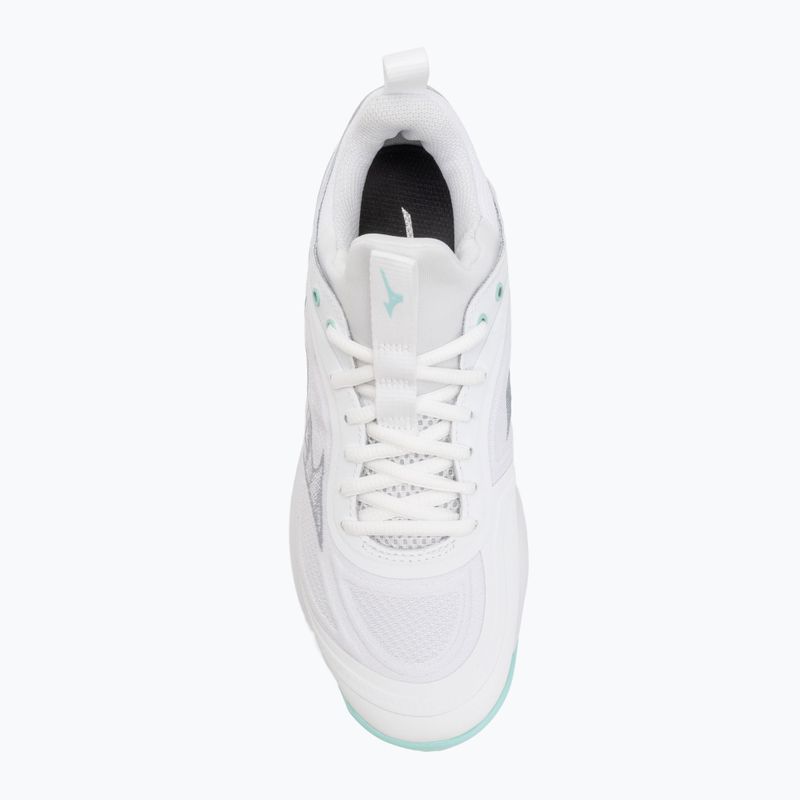 Buty do siatkówki damskie Mizuno Wave Luminous 3 white/blue tint 5