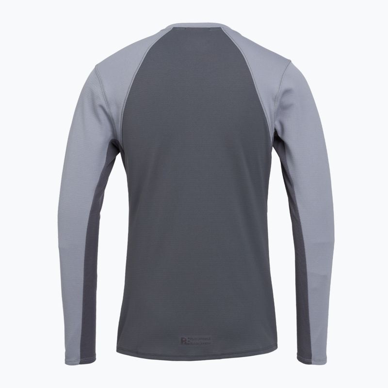 Longsleeve do biegania męski Mizuno Tech Thermal Charge quiksilver 2
