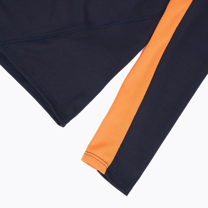 Longsleeve do biegania męski Mizuno Tech Thermal Charge Half Zip baritone blue 4