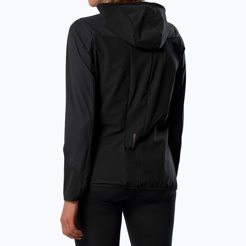 Kurtka do biegania damska Mizuno Active Alpha Hodded black 3