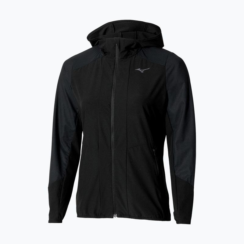 Kurtka do biegania damska Mizuno Active Alpha Hodded black 5