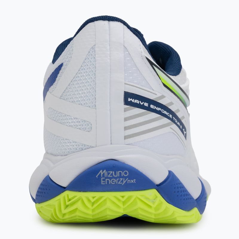 Buty do tenisa Mizuno Wave Enforce Tour 2 CC white/dazzling blue/lightning 6