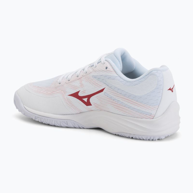 Buty do siatkówki damskie Mizuno Lightning Select white/rose elegance/lava falls 3