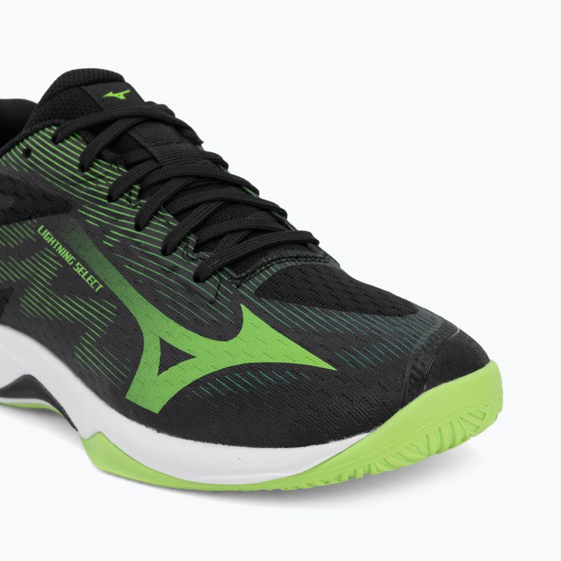 Buty do siatkówki Mizuno Lightning Select black/jasmine green 7