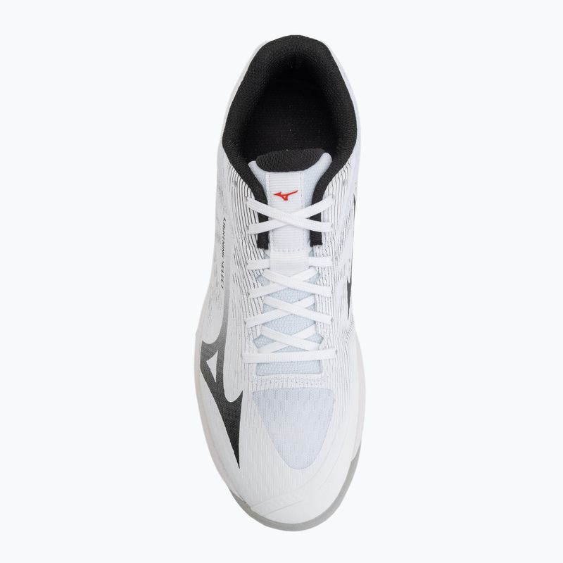 Buty do siatkówki Mizuno Lightning Select white/black/fiery red 5