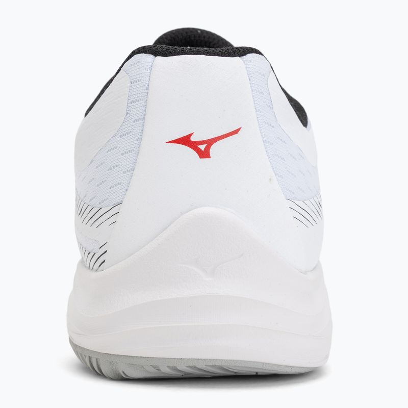 Buty do siatkówki Mizuno Lightning Select white/black/fiery red 6