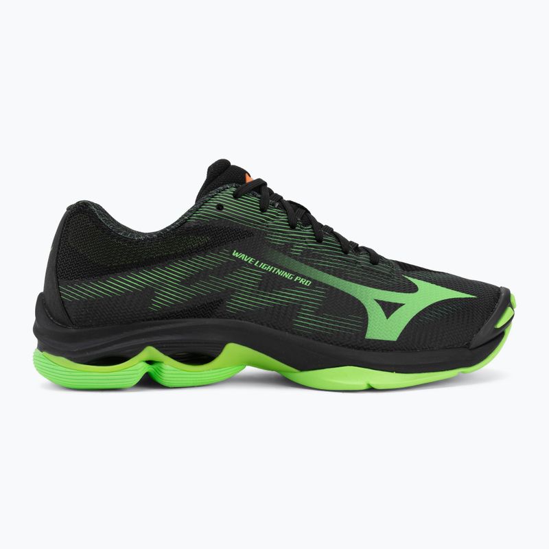Buty do siatkówki Mizuno Wave Lightning Pro black/gloving apple/mandarin orange 2