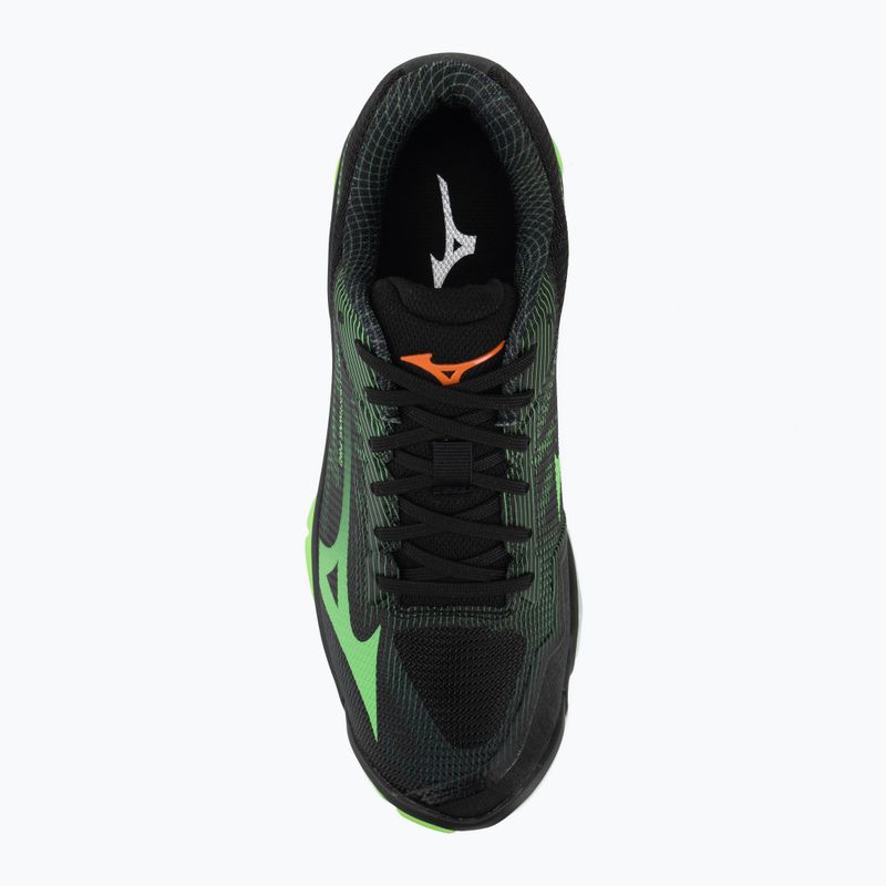Buty do siatkówki Mizuno Wave Lightning Pro black/gloving apple/mandarin orange 5