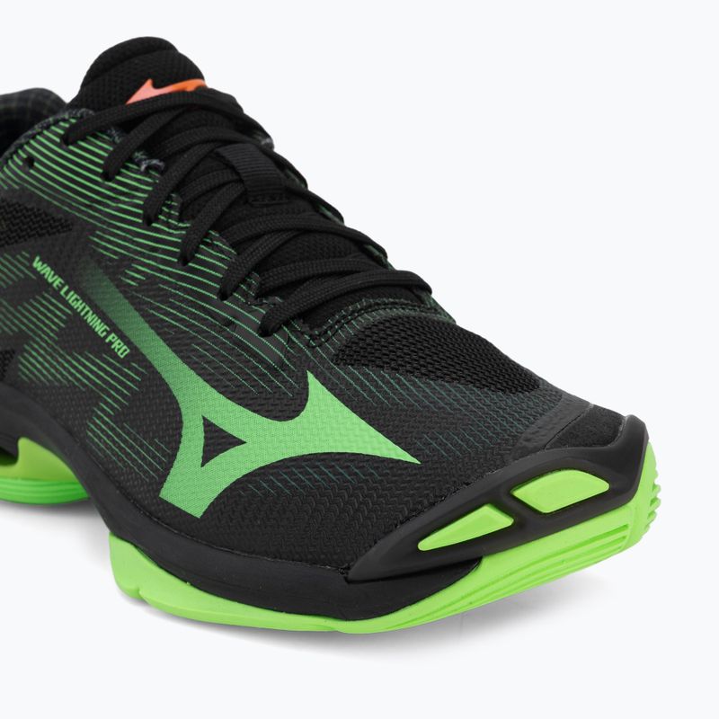 Buty do siatkówki Mizuno Wave Lightning Pro black/gloving apple/mandarin orange 7