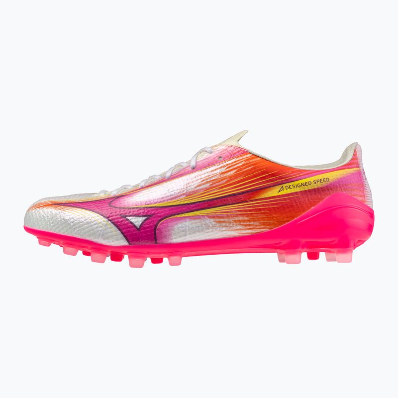 Buty piłkarskie Mizuno Alfa III Elite AG white/fuchsia purple 8