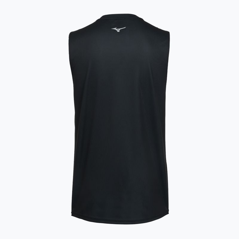 Koszulka do biegania męska Mizuno Core Graphic Sleeveless black/gray 2