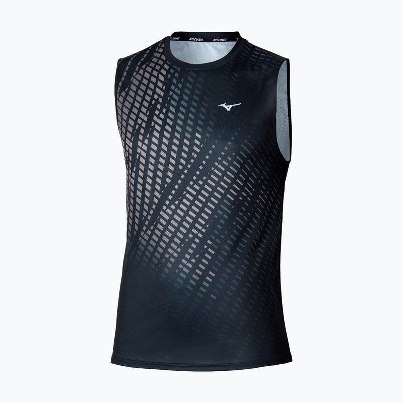 Koszulka do biegania męska Mizuno Core Graphic Sleeveless black/gray 5