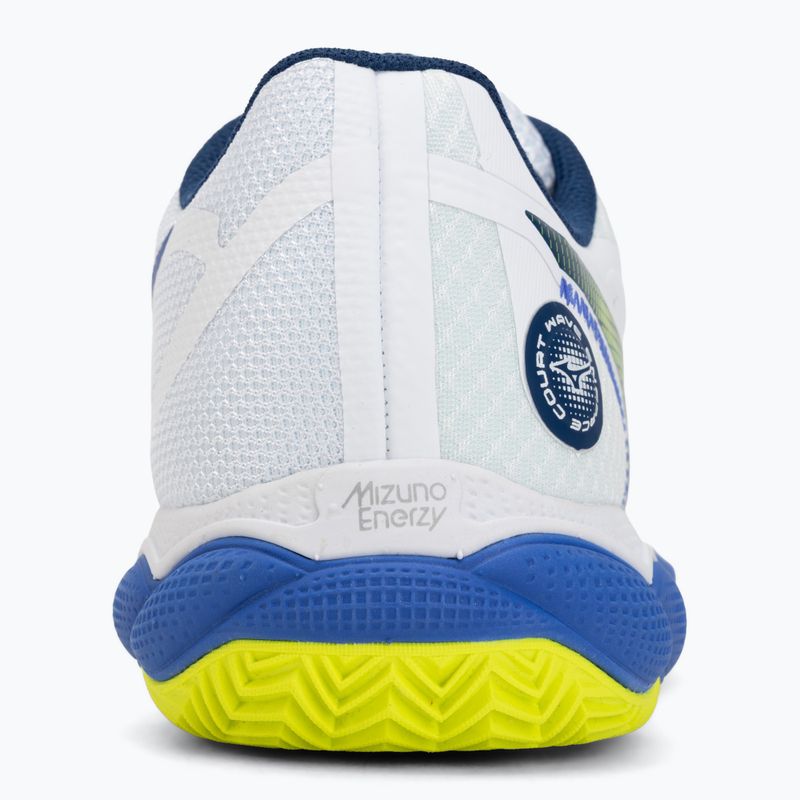 Buty do tenisa męskie Mizuno Wave Enforce Court CC white/dazzling blue/ lightning 6