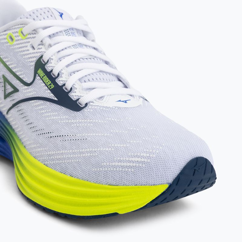 Buty do biegania męskie Mizuno Wave Rider 29 estate blue/white/lighning yellow 7
