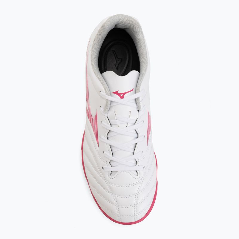 Buty piłkarskie dziecięce Mizuno Monarcida Neo III Select Jr AS white/fuchsia purple 5