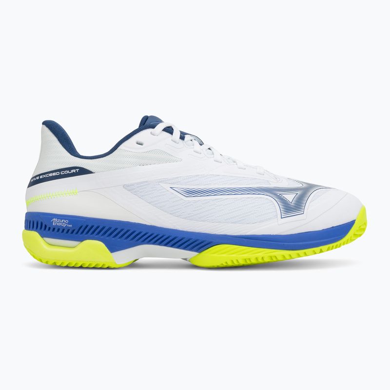 Buty do tenisa Mizuno Wave Exceed Court CC white/dazzling blue/lightning 2