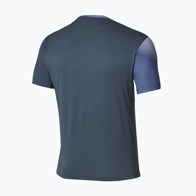 Koszulka tenisowa męska Mizuno Graphic Short Sleeve Tee insigna blue 2