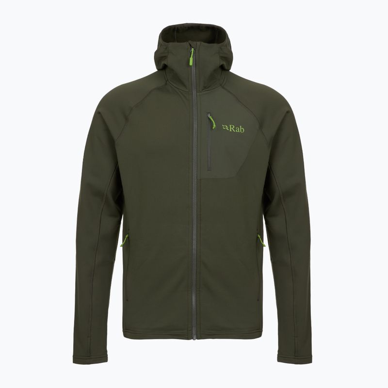 Bluza męska Rab Superflux Hoody army QFE-89