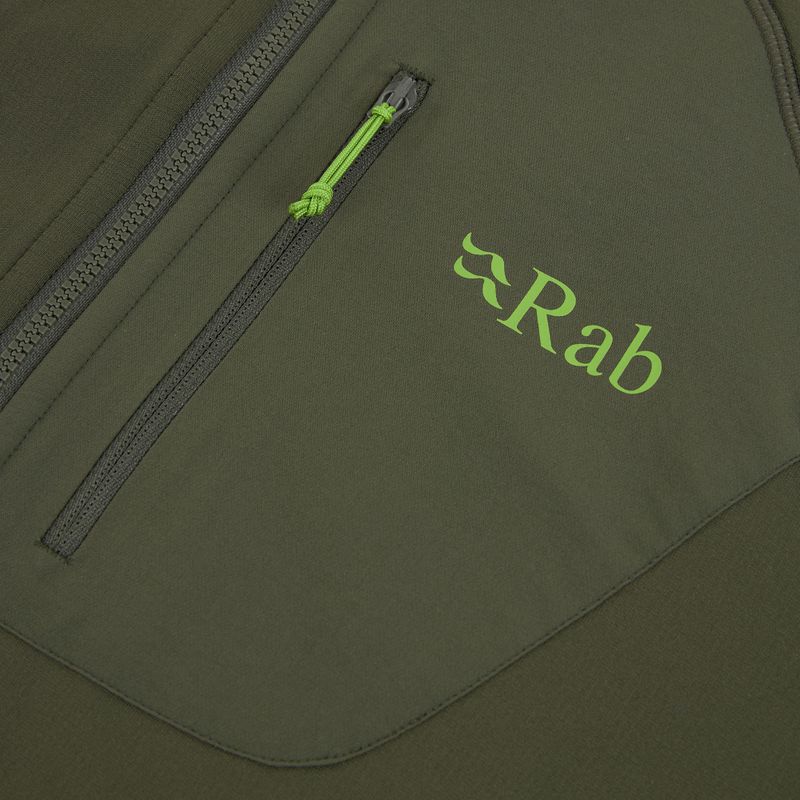 Bluza męska Rab Superflux Hoody army QFE-89 3