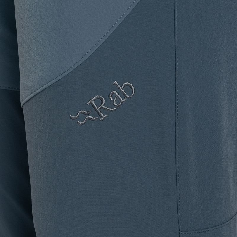 Spodnie softshell damskie Rab Torque Mountain orion blue/blue night 7