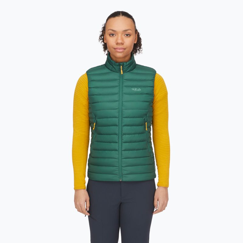 Bezrękawnik damski Rab Microlight Vest green slate 4