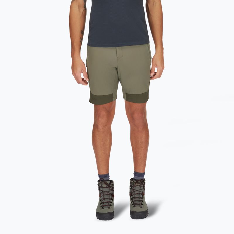 Spodenki męskie Rab Torque Mountain light khaki/army
