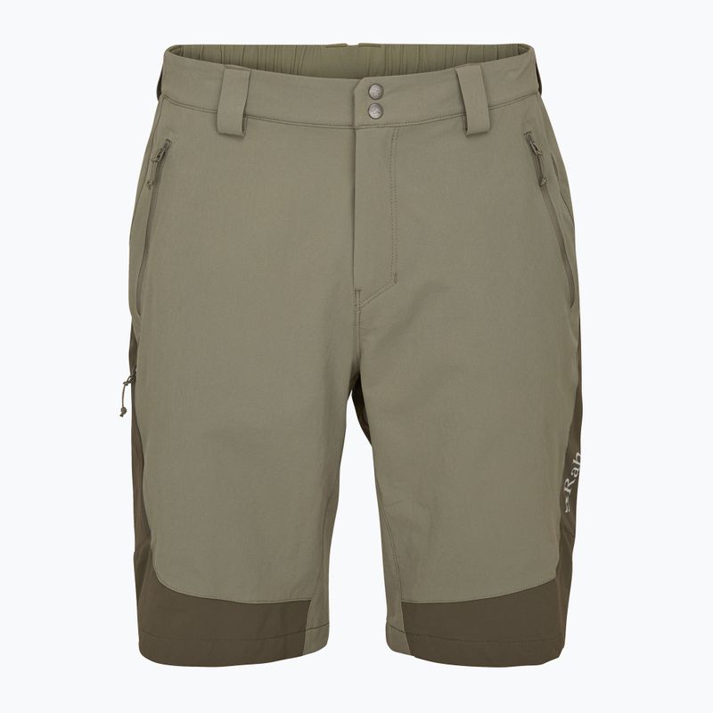 Spodenki męskie Rab Torque Mountain light khaki/army 8