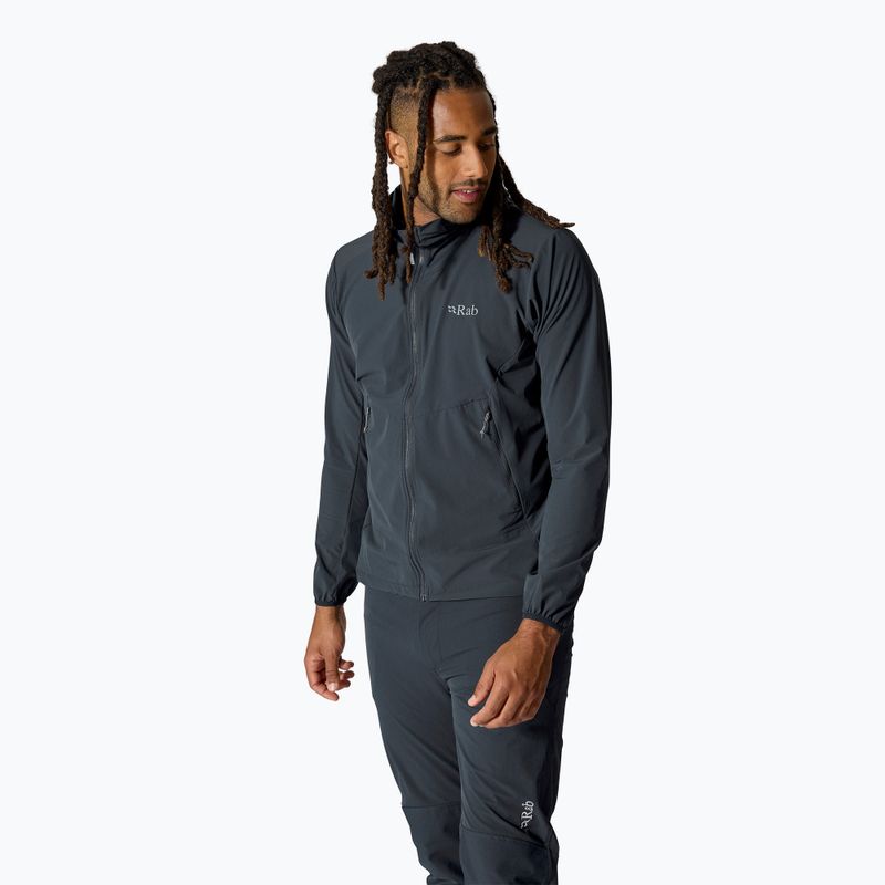 Kurtka softshell męska Rab Borealis Hoody beluga