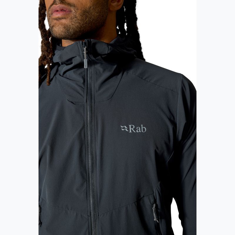 Kurtka softshell męska Rab Borealis Hoody beluga 3