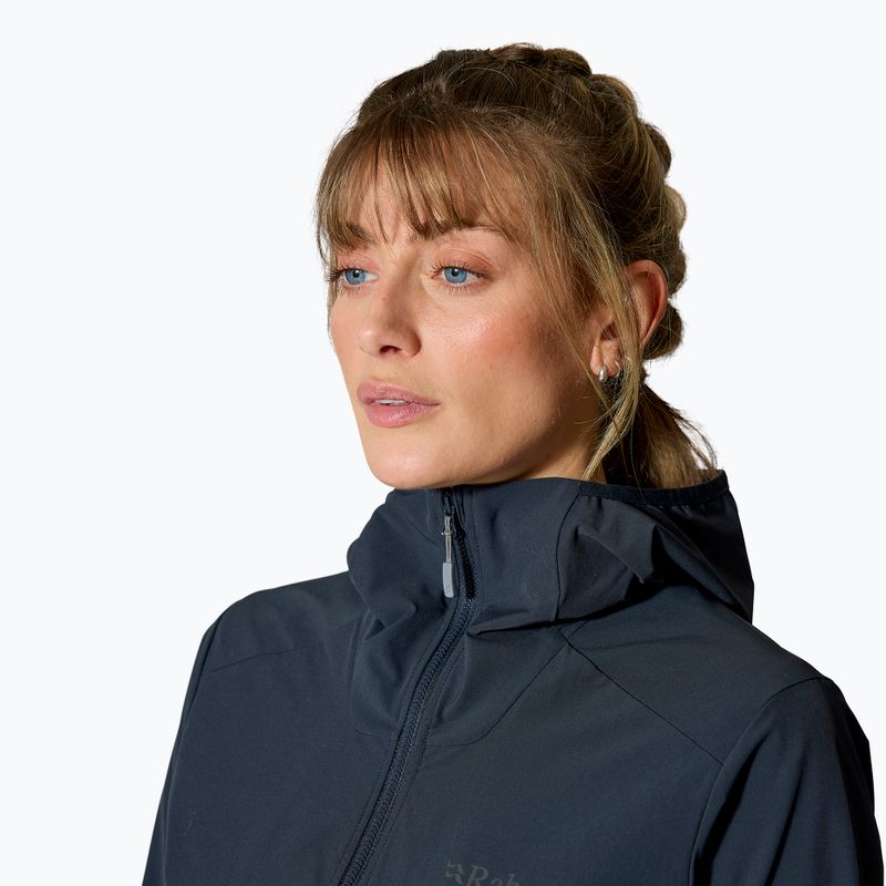 Kurtka softshell damska Rab Borealis Hoody beluga 4