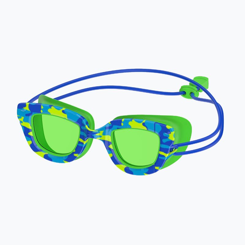 Okulary do pływania dziecięce Speedo Sunny G Pop Seasiders Print speedo blue camo/jello green 5