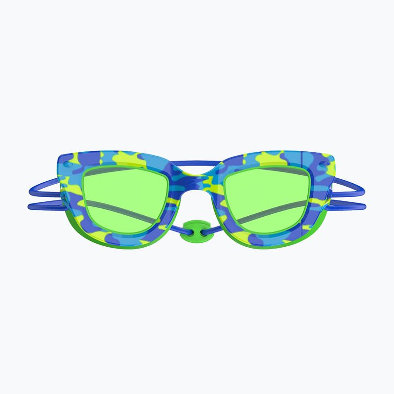 Okulary do pływania dziecięce Speedo Sunny G Pop Seasiders Print speedo blue camo/jello green 6